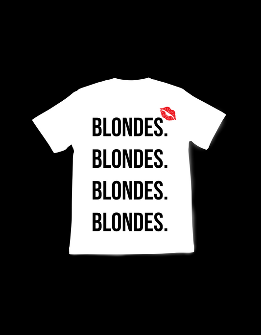 T-shirt "Blondes" - White